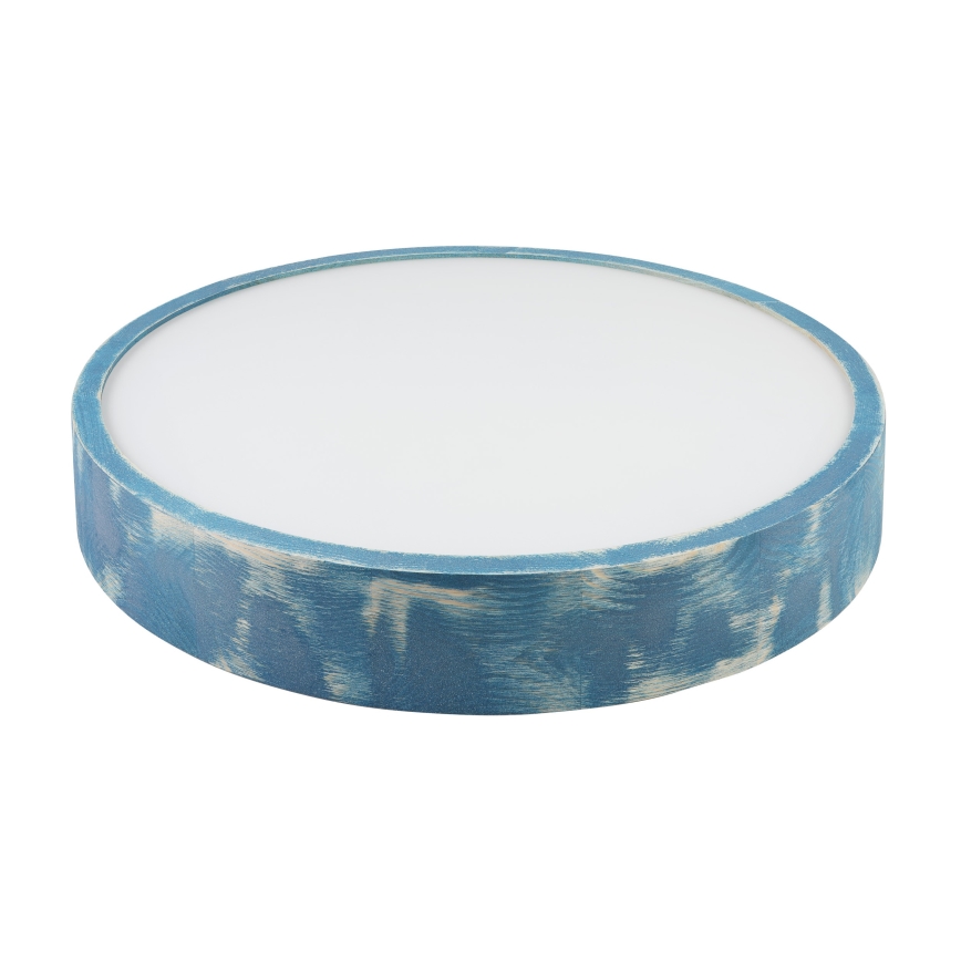 Brilagi - Φωτιστικό οροφής PINO 3xE27/15W/230V σε πεύκο/μπλε, διάμ. 47,5 cm