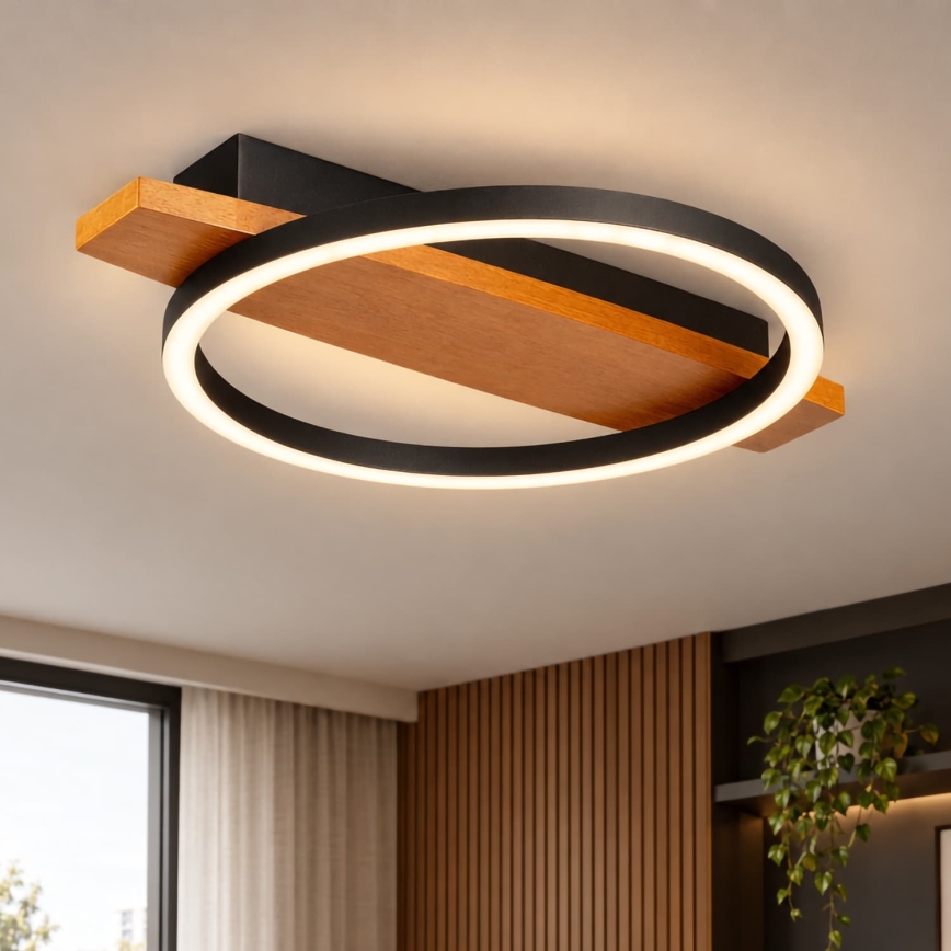 BRILAGI - Φωτιστικό οροφής PLANK LED/16W/230V 4000K 30x40 cm ξύλινο