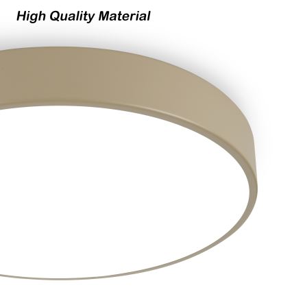 Brilagi - Φωτιστικό οροφής LED POOL LED/36W/230V 3000/4500/6000K Ø 30 cm μπεζ