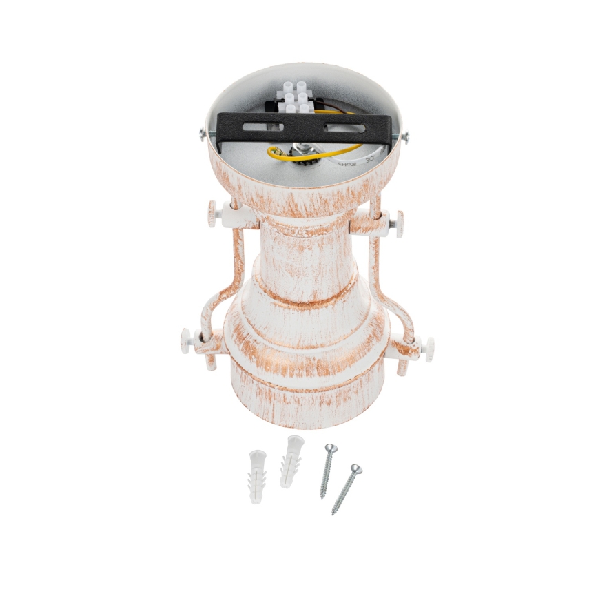 Brilagi - Φωτιστικό οροφής PYRONIC 1xE27/40W/230V Ø 32 cm εκρού με πατίνα