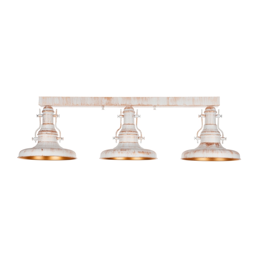 Brilagi - Φωτιστικό οροφής PYRONIC 3xE27/40W/230V κρεμ/πατίνα
