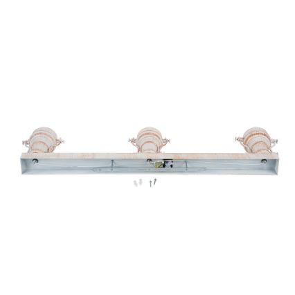 Brilagi - Φωτιστικό οροφής PYRONIC 3xE27/40W/230V κρεμ/πατίνα
