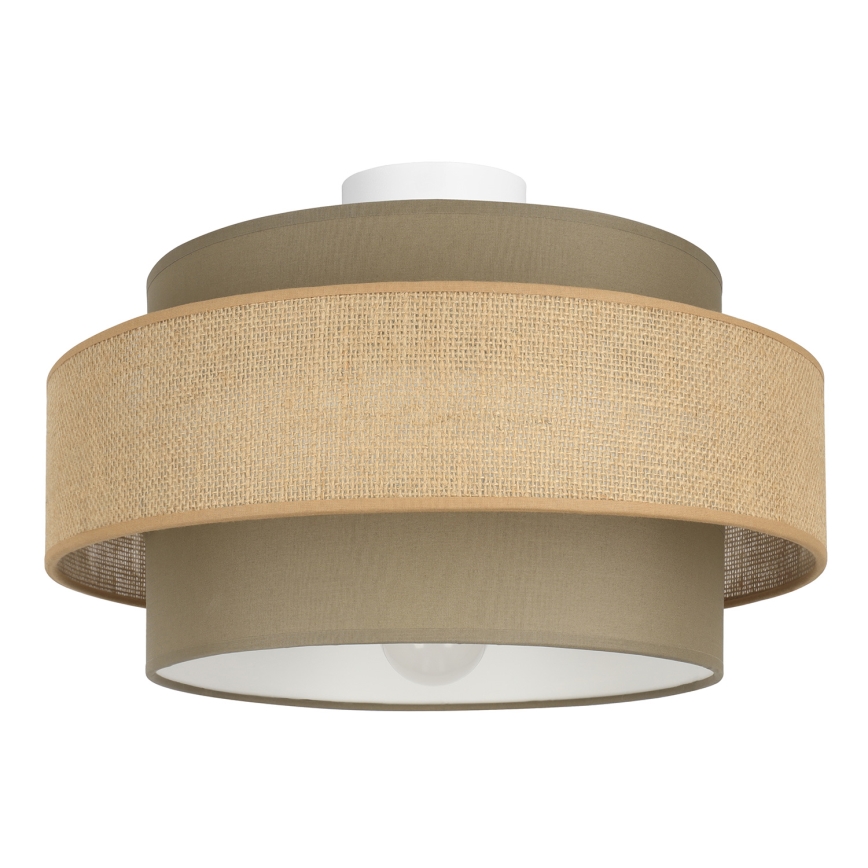 Brilagi - Φωτιστικό οροφής RESNA 1xE27/60W/230V Ø 40 cm καφέ/μπεζ