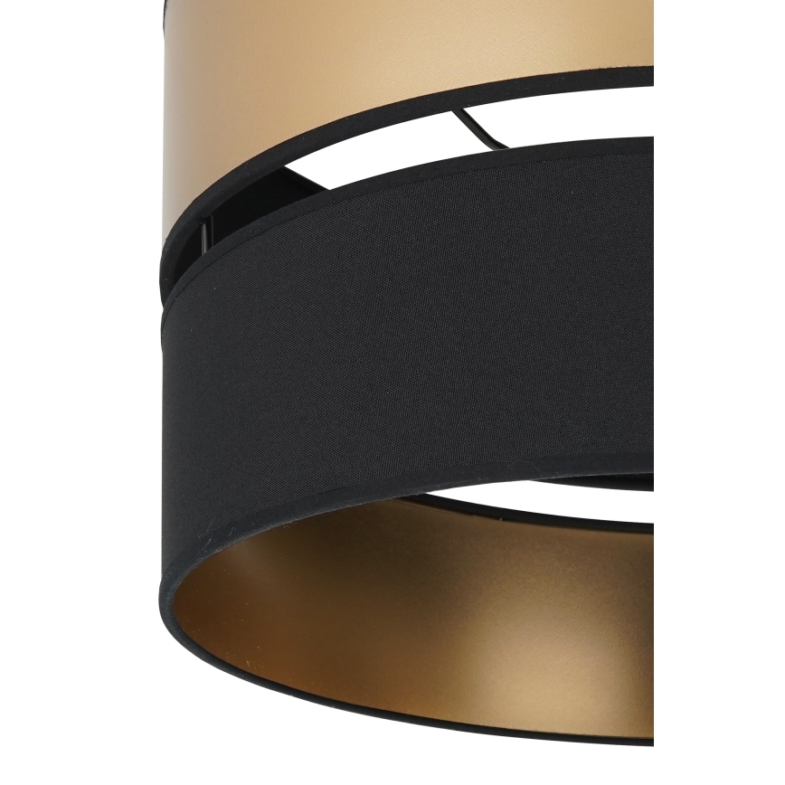 Brilagi - Φωτιστικό οροφής ROYAL 1xE27/15W/230V διάμετρος 40 cm μαύρο/χρυσό