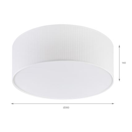 Brilagi - Φωτιστικό οροφής SIRIJA MODERN 2xE27/60W/230V Ø 35 cm λευκό