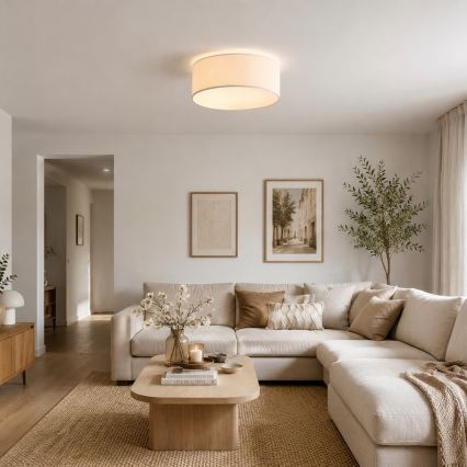 Brilagi - Φωτιστικό οροφής SIRIJA MODERN 2xE27/60W/230V Ø 35 cm εκρού