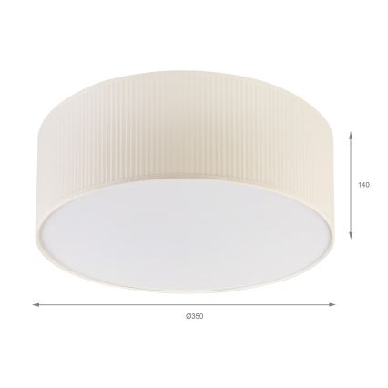 Brilagi - Φωτιστικό οροφής SIRIJA MODERN 2xE27/60W/230V Ø 35 cm εκρού