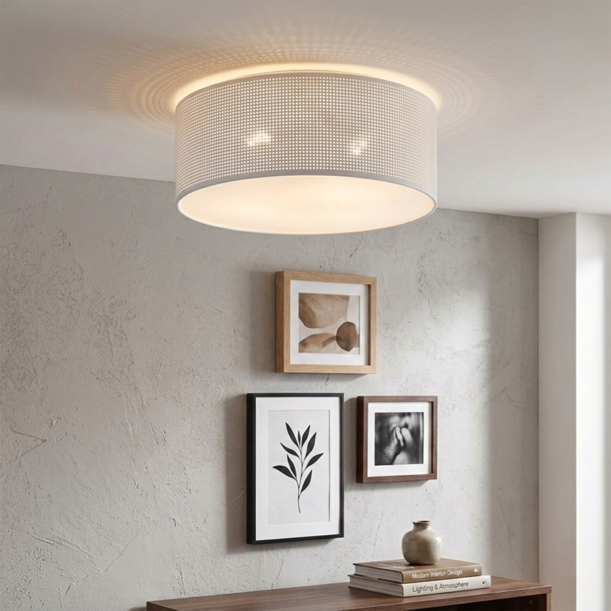 Brilagi - Φωτιστικό οροφής SIRIJA MODERN 2xE27/60W/230V διάμ. 35 εκ. λευκό