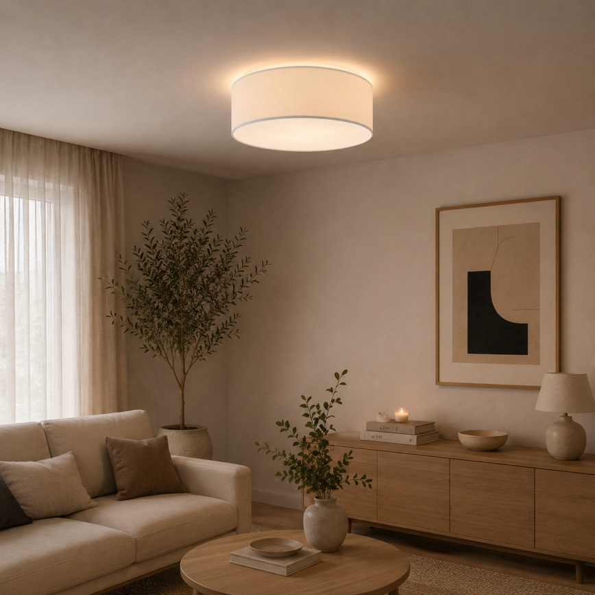 Brilagi - Φωτιστικό οροφής SIRIJA MODERN 4xE27/60W/230V Ø 45 cm σε κρεμ απόχρωση