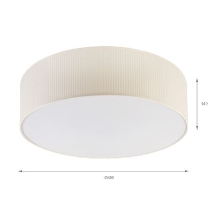Brilagi - Φωτιστικό οροφής SIRIJA MODERN 4xE27/60W/230V Ø 45 cm σε κρεμ απόχρωση