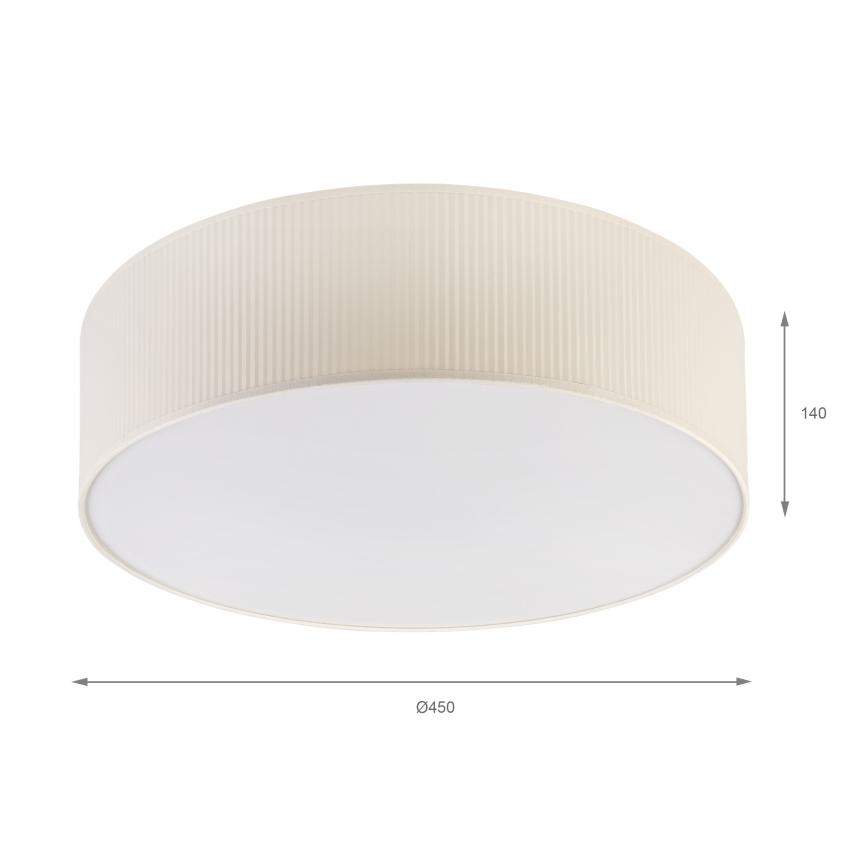 Brilagi - Φωτιστικό οροφής SIRIJA MODERN 4xE27/60W/230V Ø 45 cm σε κρεμ απόχρωση