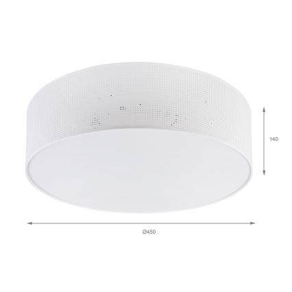 Brilagi - Φωτιστικό οροφής SIRIJA MODERN 4xE27/60W/230V Ø 45 εκ. λευκό