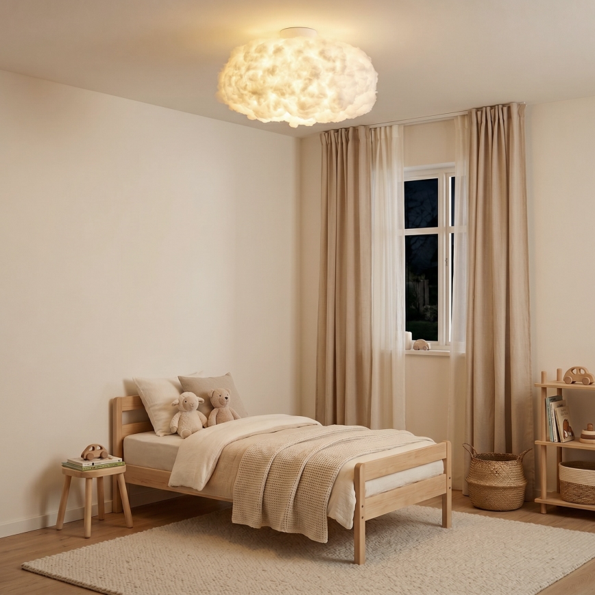Brilagi - Φωτιστικό οροφής SOLEAIR 1xE27/40W/230V διάμ. 45 cm λευκό