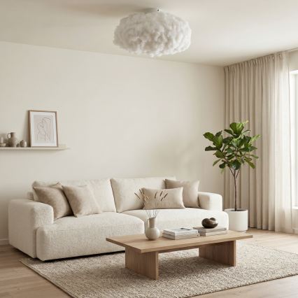 Brilagi - Φωτιστικό οροφής SOLEAIR 1xE27/40W/230V διάμ. 45 cm λευκό