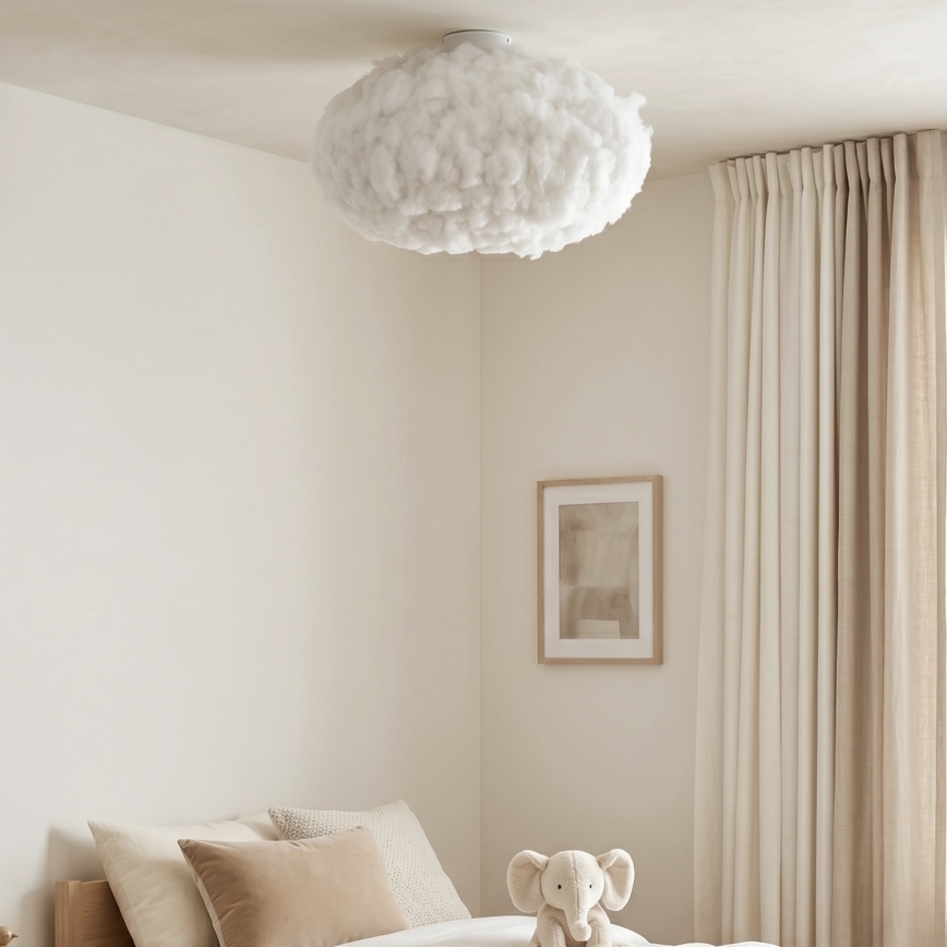 Brilagi - Φωτιστικό οροφής SOLEAIR 2xE27/40W/230V Ø 60 cm λευκό