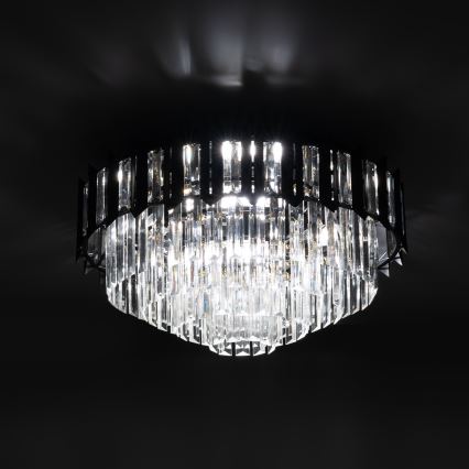 BRILAGI - Φωτιστικό οροφής SPECTRA 5xE14/40W/230V διάμ. 48 cm μαύρο