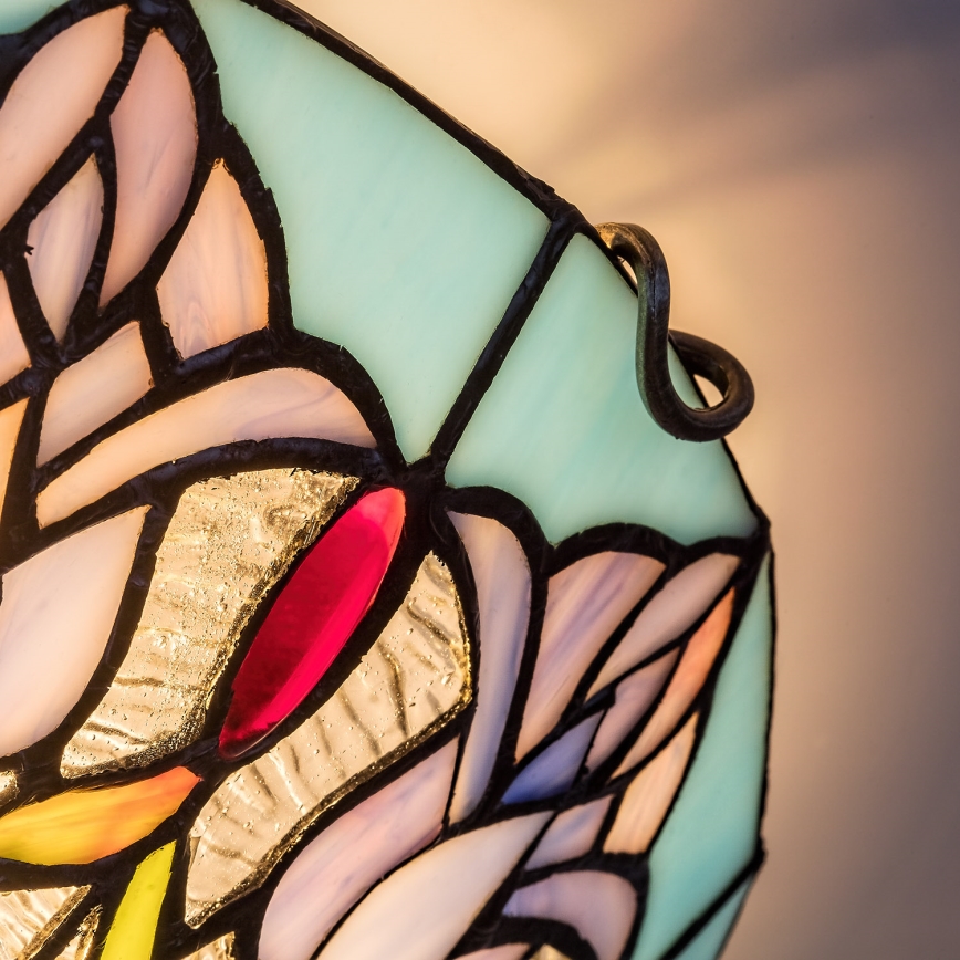 Brilagi - Φωτιστικό οροφής Tiffany LORAS με βιτρώ 2xE27/60W/230V