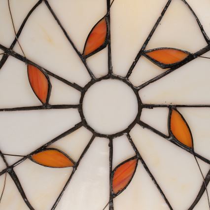 Brilagi - Φωτιστικό οροφής Tiffany με βιτρώ FOLIA 2xE27/60W/230V Ø 40 cm