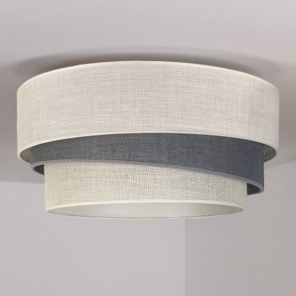 Brilagi - Φωτιστικό οροφής TRIO 1xE27/60W/230V Ø 40 cm κρεμ/γκρι