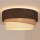 Brilagi - Φωτιστικό οροφής TRIO 1xE27/60W/230V διάμ. 40 cm καφέ/μπεζ/λευκό