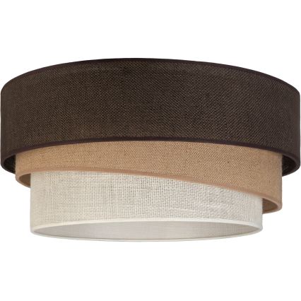 Brilagi - Φωτιστικό οροφής TRIO 1xE27/60W/230V διάμ. 40 cm καφέ/μπεζ/λευκό