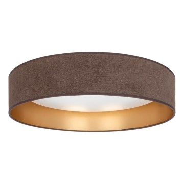 Brilagi - Φωτιστικό οροφής VELVET SIMPLE LED/24W/230V 3000K Ø 45 cm καφέ/χρυσό