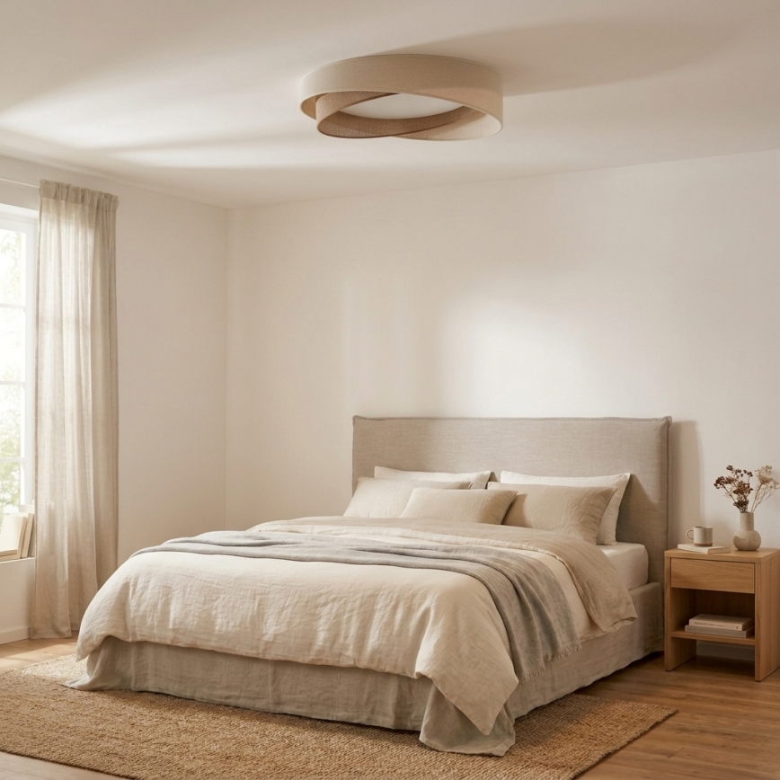 BRILAGI - LED Φωτιστικό οροφής VELVET TWIST LED/24W/230V 4000K Ø 55 cm κρεμ/μπεζ