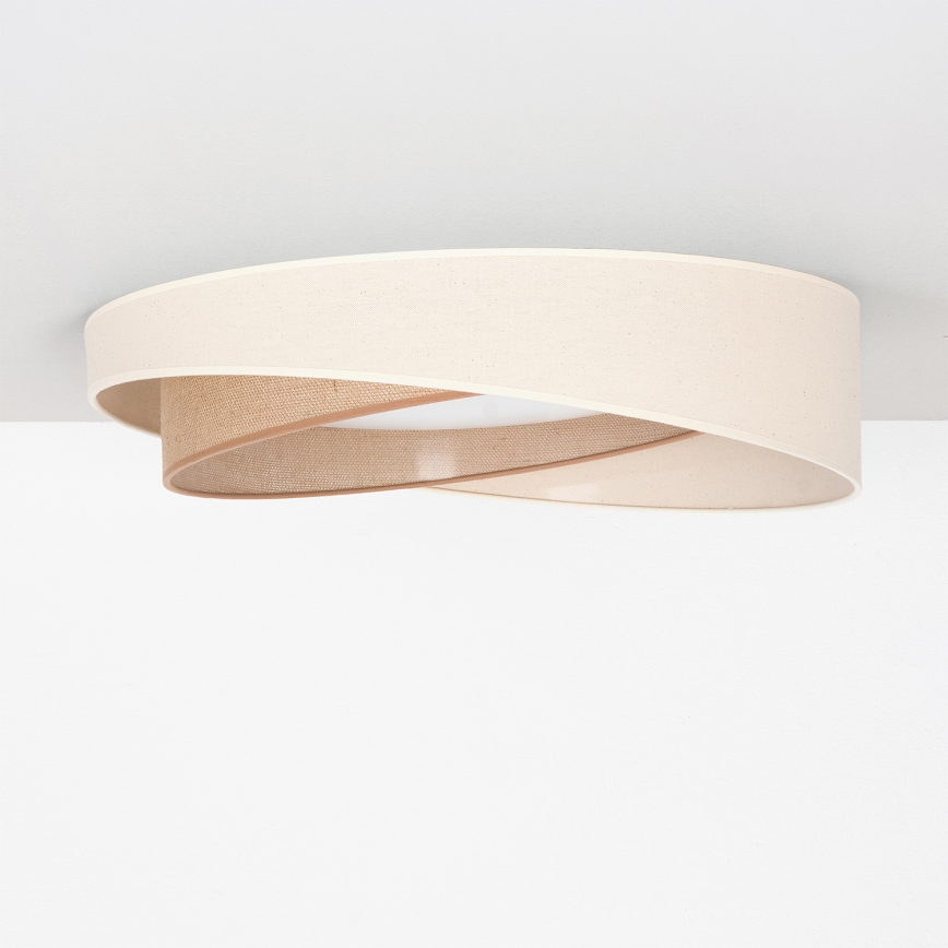 BRILAGI - LED Φωτιστικό οροφής VELVET TWIST LED/24W/230V 4000K Ø 55 cm κρεμ/μπεζ