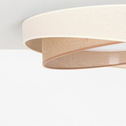 BRILAGI - LED Φωτιστικό οροφής VELVET TWIST LED/24W/230V 4000K Ø 55 cm κρεμ/μπεζ