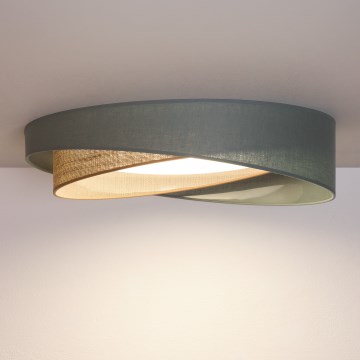 BRILAGI - Φωτιστικό οροφής VELVET TWIST LED/24W/230V 4000K Ø 55 cm πράσινο/μπεζ