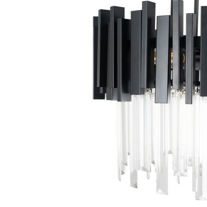 BRILAGI - Φωτιστικό οροφής VERVE 4xE14/40W/230V Ø 40 εκ. μαύρο