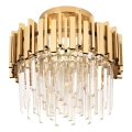 Brilagi - Φωτιστικό οροφής VERVE 6xE14/40W/230V, διάμ. 60 cm, χρυσό