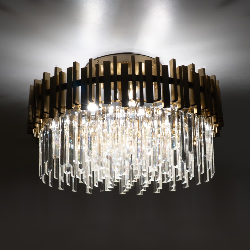 BRILAGI - Φωτιστικό οροφής VERVE 6xE14/40W/230V, διάμ. 60 cm, χρυσό