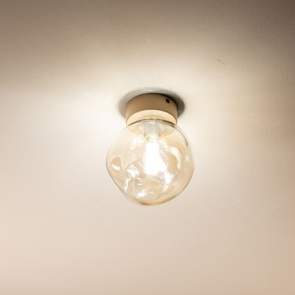 BRILAGI - Φωτιστικό οροφής VULCANO 1xG9/8W/230V μπεζ/καπνιστό μπεζ
