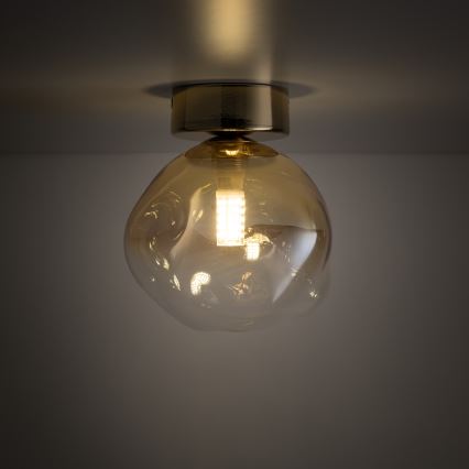 Brilagi - Φωτιστικό οροφής VULCANO 1xG9/8W/230V χρυσό/καπνιστό μπεζ