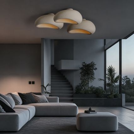 BRILAGI - Φωτιστικό οροφής WABI SABI 1xE27/60W/230V διάμ. 50 cm λευκό