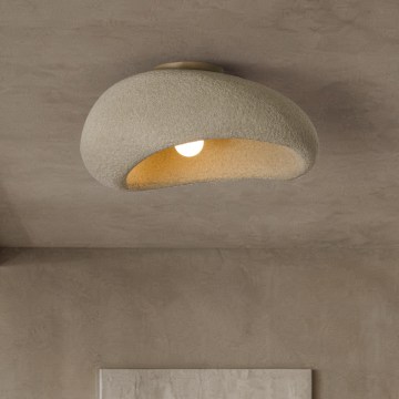 BRILAGI - Φωτιστικό οροφής WABI SABI 1xE27/60W/230V διάμ. 50 cm μπεζ
