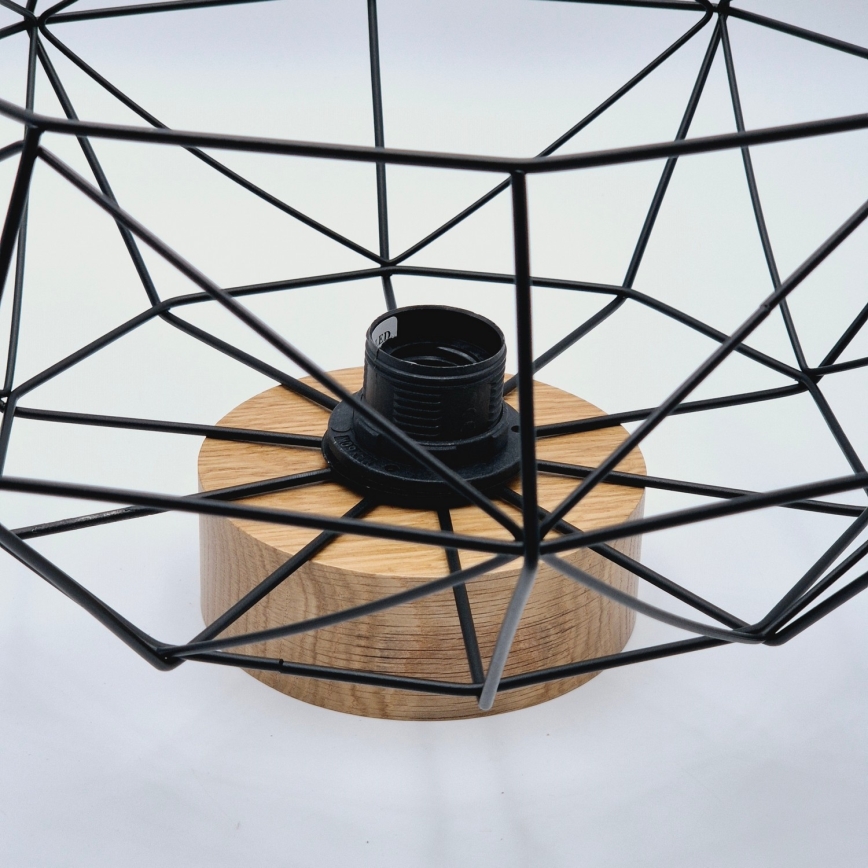 Brilagi - Φωτιστικό οροφής WOODY BASKET 1xE27/60W/230V Ø 40 εκ. δρυς