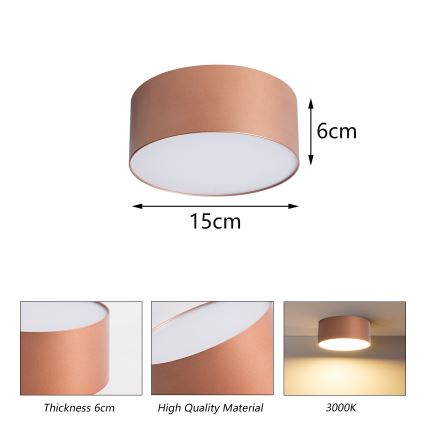 BRILAGI - Φωτιστικό οροφής εξωτερικού χώρου FORIS LED/20W/230V Ø 15 εκ. μπρονζέ IP44