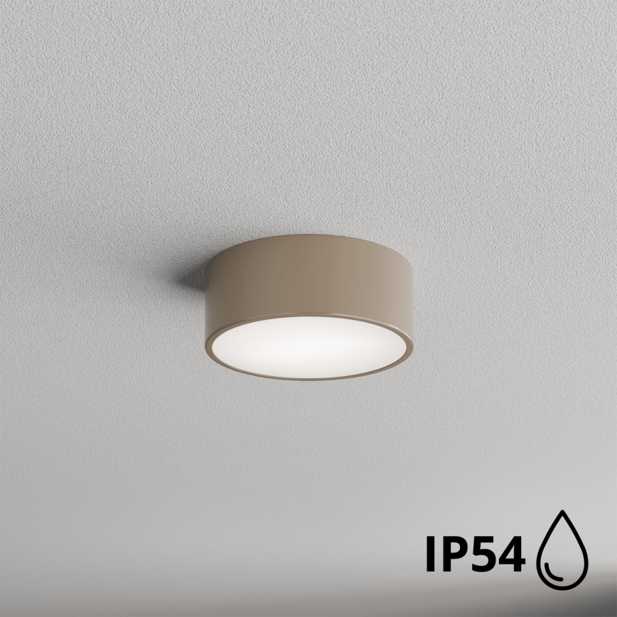 Brilagi - Φωτιστικό οροφής μπάνιου CLARE 1xE27/24W/230V διάμετρος 20 cm IP54 μπεζ