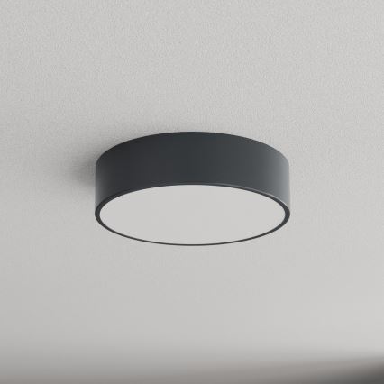 Brilagi - Φωτιστικό οροφής μπάνιου CLARE 2xE27/24W/230V Ø 30 εκ. ανθρακί IP54