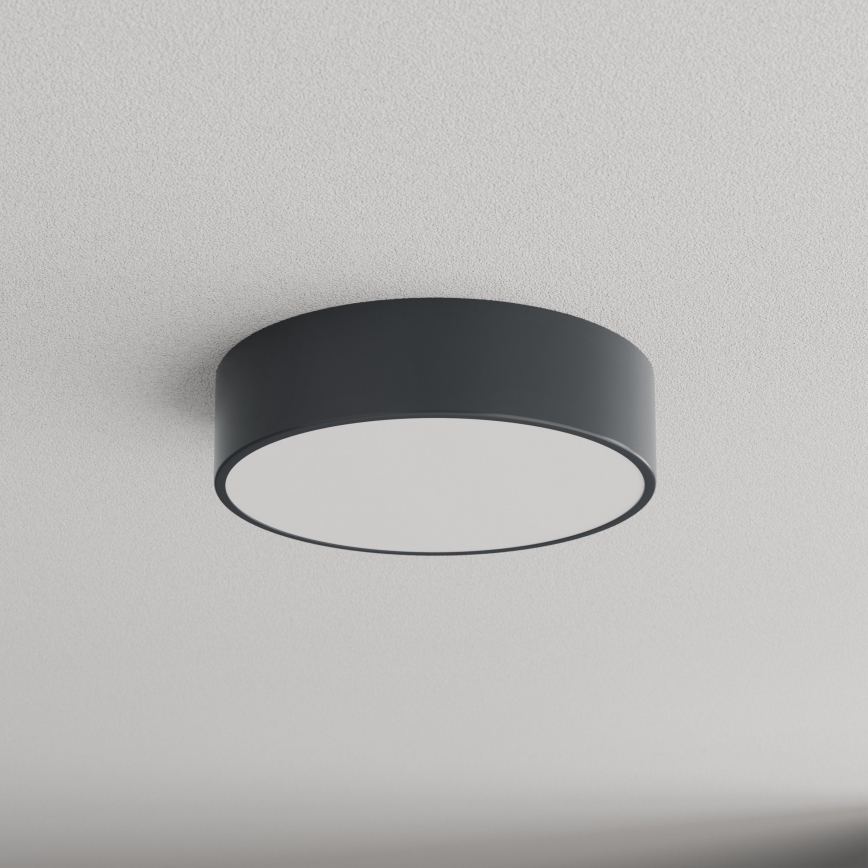 Brilagi - Φωτιστικό οροφής μπάνιου CLARE 2xE27/24W/230V Ø 30 εκ. ανθρακί IP54