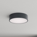 Brilagi - Φωτιστικό οροφής μπάνιου CLARE 2xE27/24W/230V Ø 30 εκ. ανθρακί IP54