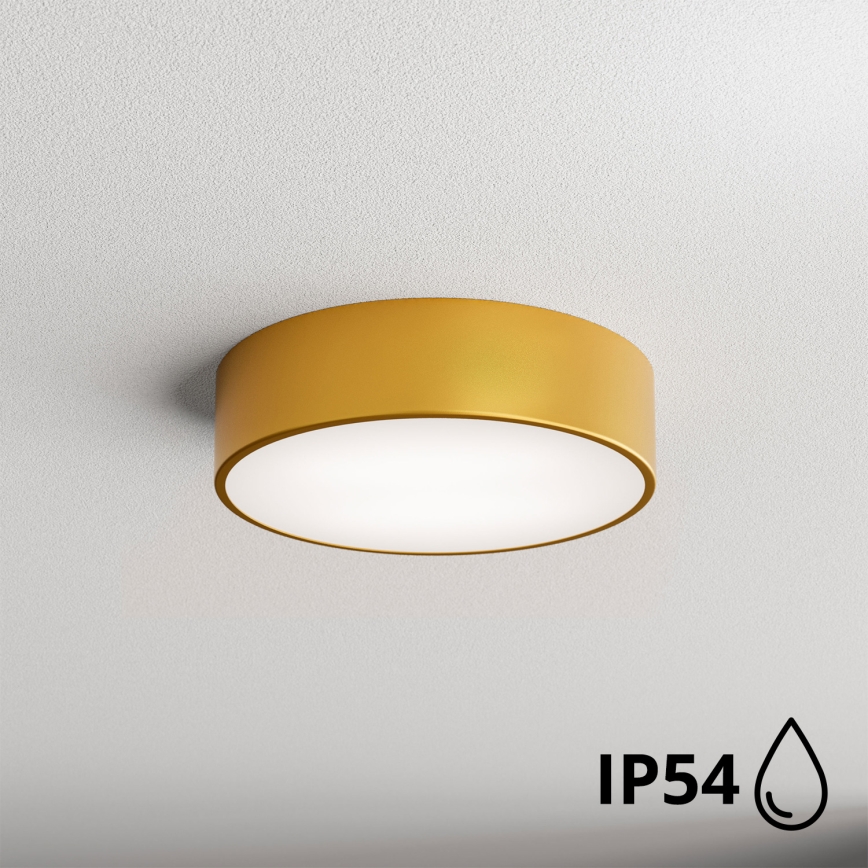 Brilagi - Φωτιστικό οροφής μπάνιου CLARE 2xE27/24W/230V διάμετρος 30 cm IP54 χρυσαφί