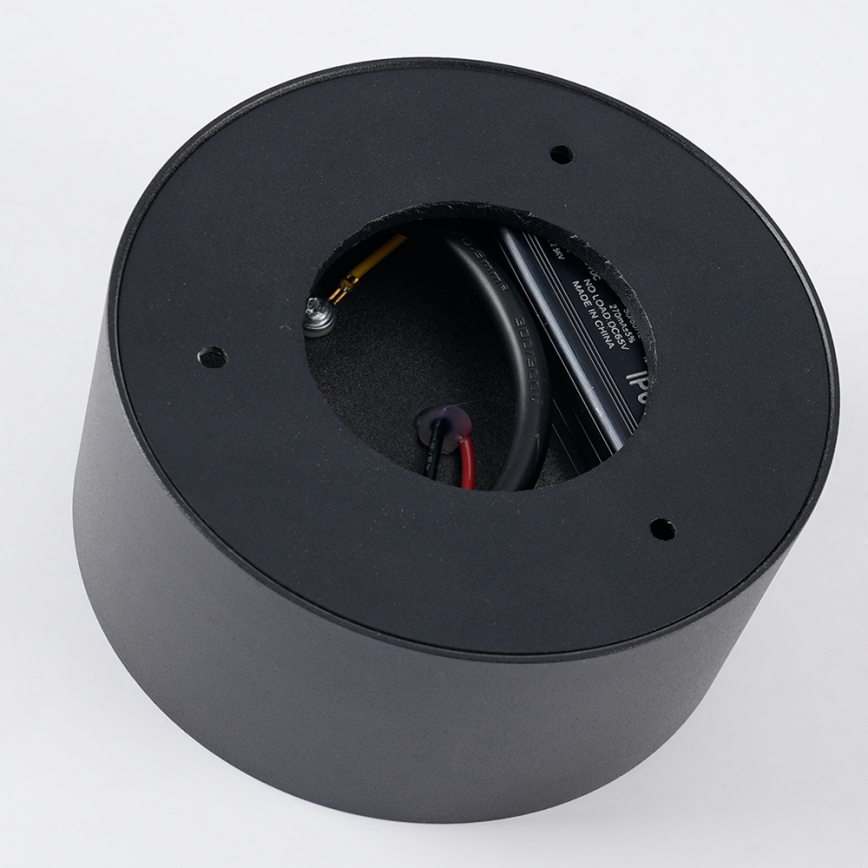 Brilagi - LED φωτιστικό οροφής μπάνιου FORIS LED/14W/230V διάμ. 12 cm μαύρο IP44