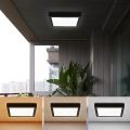 Brilagi - Φωτιστικό οροφής μπάνιου LED FRAME LED/24W/230V 30x30 cm 3000/4000/6000K IP44 μαύρο