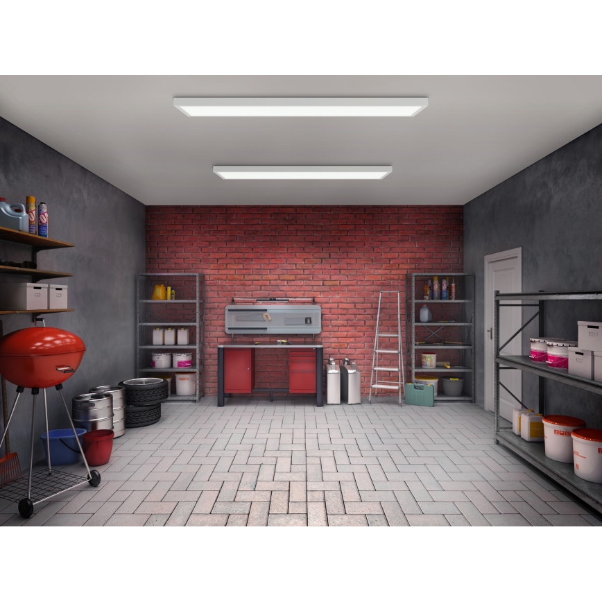 Brilagi - Φωτιστικό οροφής μπάνιου LED FRAME LED/40W/230V 120x30 cm IP44 λευκό