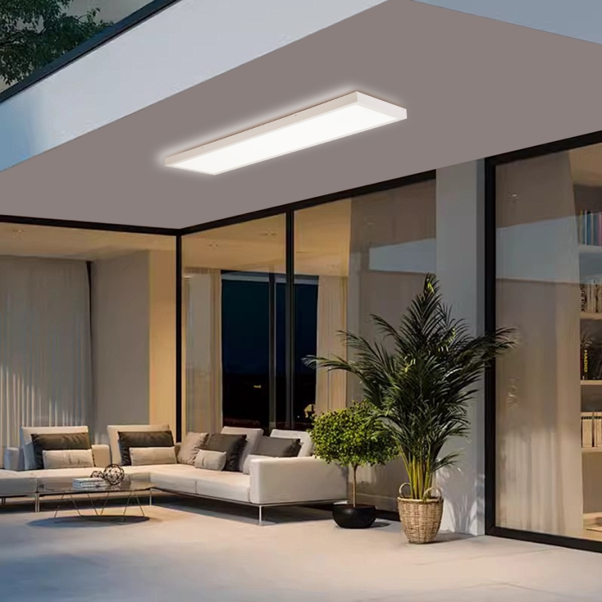 Brilagi - Φωτιστικό οροφής μπάνιου LED FRAME LED/50W/230V 120x30 cm IP44 λευκό