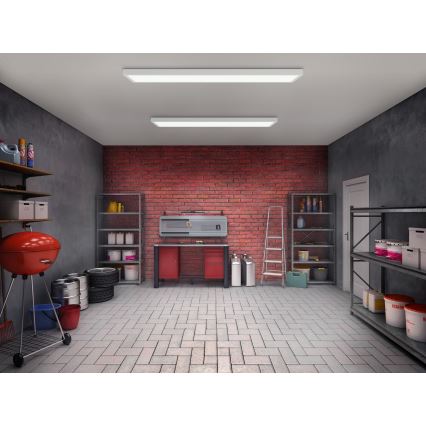 Brilagi - Φωτιστικό οροφής μπάνιου LED FRAME LED/50W/230V 120x30 cm IP44 λευκό