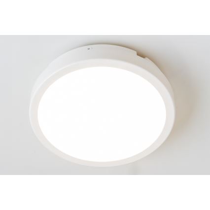 Brilagi - Φωτιστικό οροφής μπάνιου LED PERA LED/18W/230V διάμετρος 22 cm IP65 λευκό